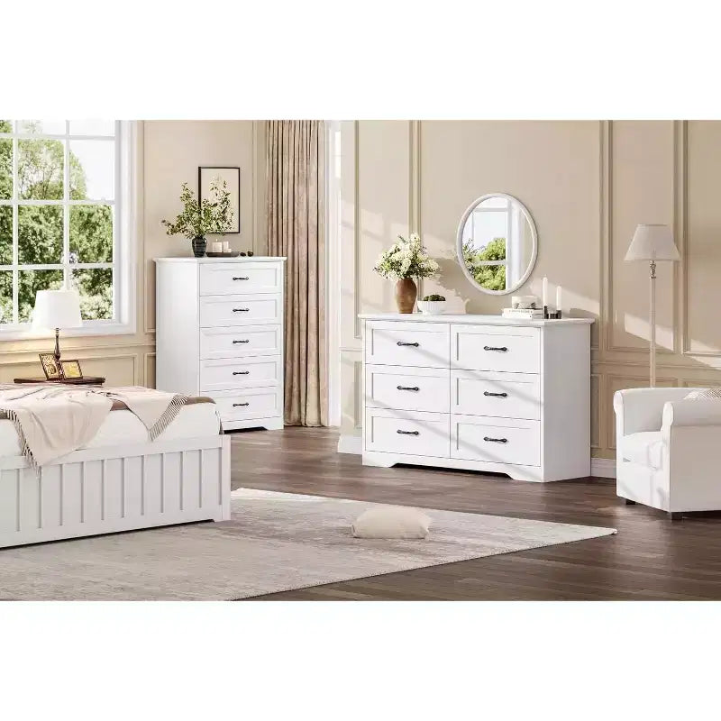 Cassettiera Whizmax per camera da letto con cassetti, cassettiera in legno per armadio, soggiorno, corridoio, cameretta, cameretta dei bambini