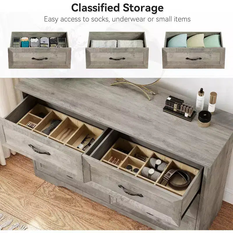 Cassettiera Whizmax per camera da letto con cassetti, cassettiera in legno per armadio, soggiorno, corridoio, cameretta, cameretta dei bambini