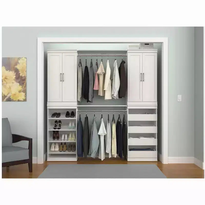 ClosetMaid Kit Mensola Superiore e Asta Appendiabiti Modulare - ClosetMaid