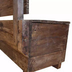 vidaXL Panca in massello di mogano 86x40x60 cm