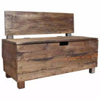 vidaXL Panca in massello di mogano 86x40x60 cm