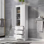 Mobile alto da bagno con tre cassetti