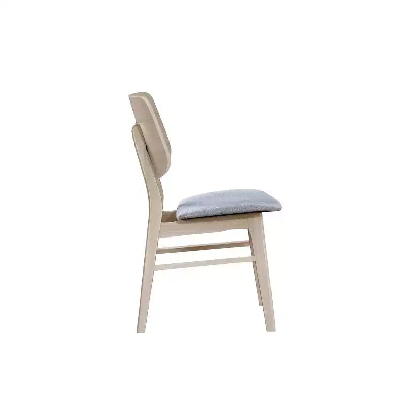 New Classic Furniture, Set da pranzo Oscar 5 pezzi in legno, Frassino bianco