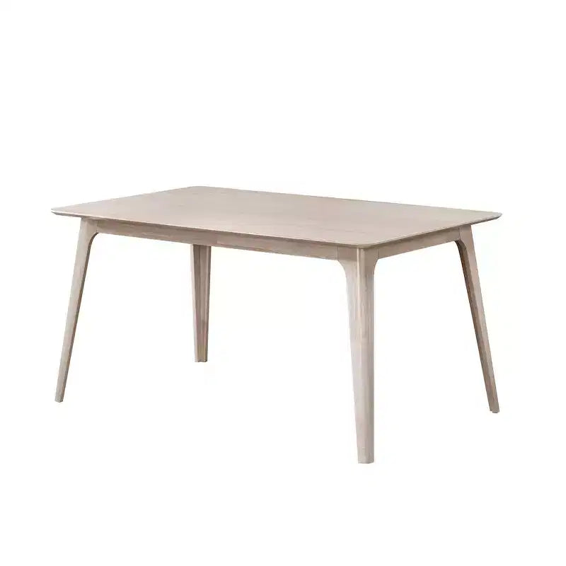 New Classic Furniture, Set da pranzo Oscar 5 pezzi in legno, Frassino bianco