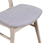 New Classic Furniture, Set da pranzo Oscar 5 pezzi in legno, Frassino bianco
