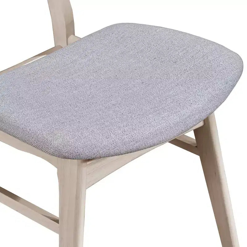 New Classic Furniture, Set da pranzo Oscar 5 pezzi in legno, Frassino bianco