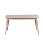 New Classic Furniture, Set da pranzo Oscar 5 pezzi in legno, Frassino bianco