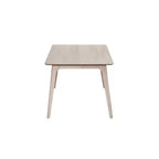 New Classic Furniture, Set da pranzo Oscar 5 pezzi in legno, Frassino bianco