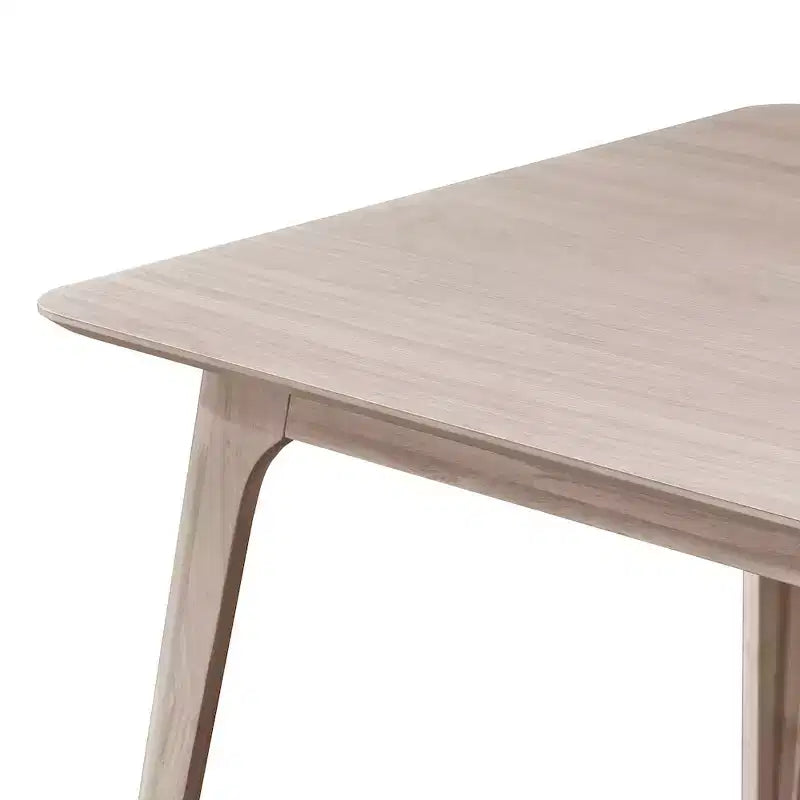 New Classic Furniture, Set da pranzo Oscar 5 pezzi in legno, Frassino bianco