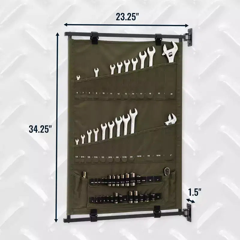 StoreYourBoard Organizzatore di Attrezzi Pivot Panel | Verde Pino Alto