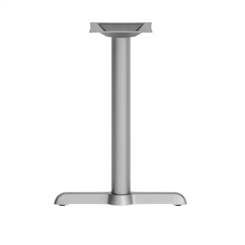 Flash Furniture Base a T per tavolo da ristorante 5'' x 22'' con colonna ad altezza tavolo da 3'' di diametro