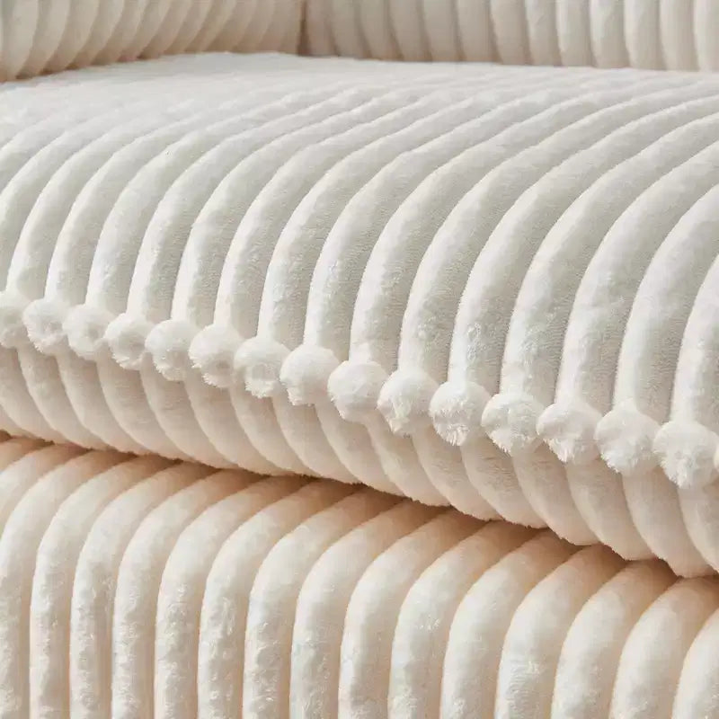 Sedia Divano Comprimibile Convertibile con Ottomana, Poltrona Moderna in Tessuto a Coste per Piccoli Spazi, Soggiorno, Dormitorio o Appartamento