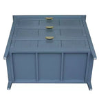 GDFStudio Virginia Mobiletto Contenitore in Legno 31.5 con 3 Cassetti