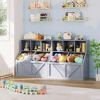 Libreria per bambini e contenitore porta giochi per sala giochi, cameretta, asilo nido e scuola materna