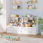 Libreria per bambini e contenitore porta giochi per sala giochi, cameretta, asilo nido e scuola materna