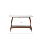 GDFStudio Effie Wood Mobile TV 48 con Ripiano