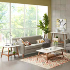 GDFStudio Effie Wood Mobile TV 48 con Ripiano