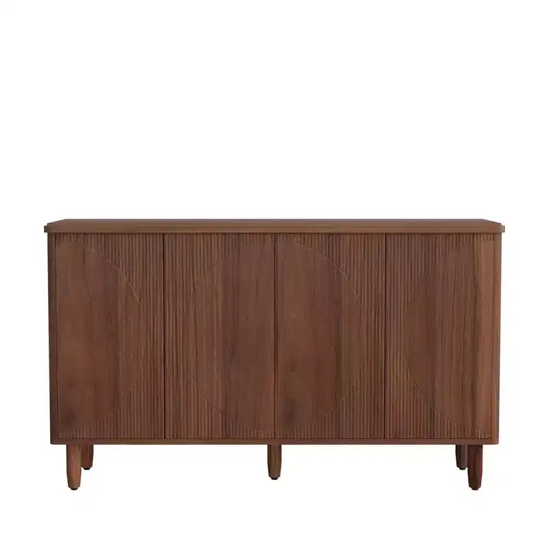 MAYEERTY Mobile Credenza Ampio 4 Ripiani Contenitore per Stoviglie Utensili