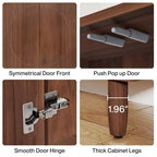 MAYEERTY Mobile Credenza Ampio 4 Ripiani Contenitore per Stoviglie Utensili