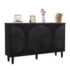 MAYEERTY Mobile Credenza Ampio 4 Ripiani Contenitore per Stoviglie Utensili
