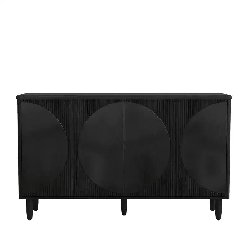 MAYEERTY Mobile Credenza Ampio 4 Ripiani Contenitore per Stoviglie Utensili