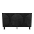MAYEERTY Mobile Credenza Ampio 4 Ripiani Contenitore per Stoviglie Utensili