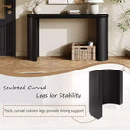 Christopher Knight Home Sebastian Tavolo Consolle Vintage con Bordi Decorati e Gambe Curve Reversibili