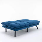 Divano letto moderno pieghevole convertibile Dovelina Leatehr Feeling - Verde
