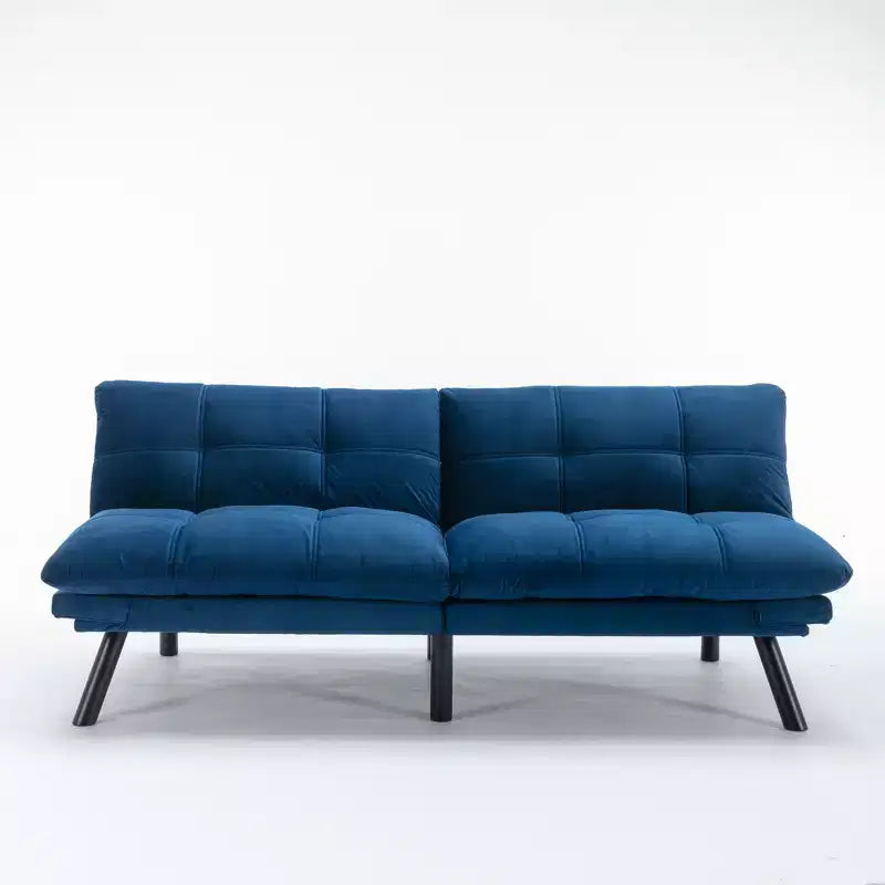 Divano letto moderno pieghevole convertibile Dovelina Leatehr Feeling - Verde