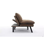 Divano letto moderno pieghevole convertibile Dovelina Leatehr Feeling - Verde