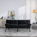 Divano letto moderno pieghevole convertibile Dovelina Leatehr Feeling - Verde