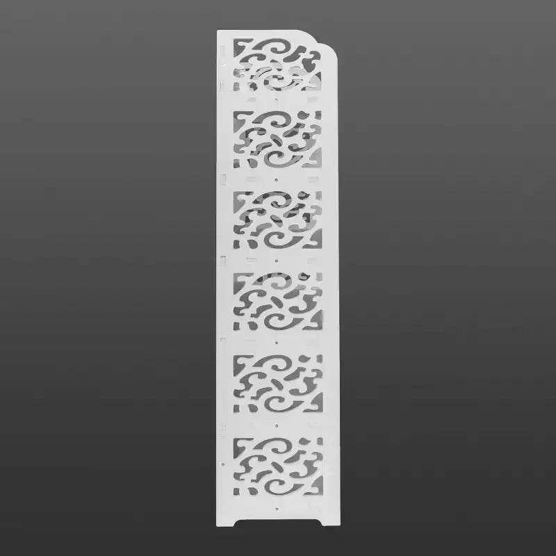 Scarpiera Karl Home a 6 ripiani in legno bianco, 61,5 cm L