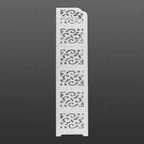 Scarpiera Karl Home a 6 ripiani in legno bianco, 61,5 cm L