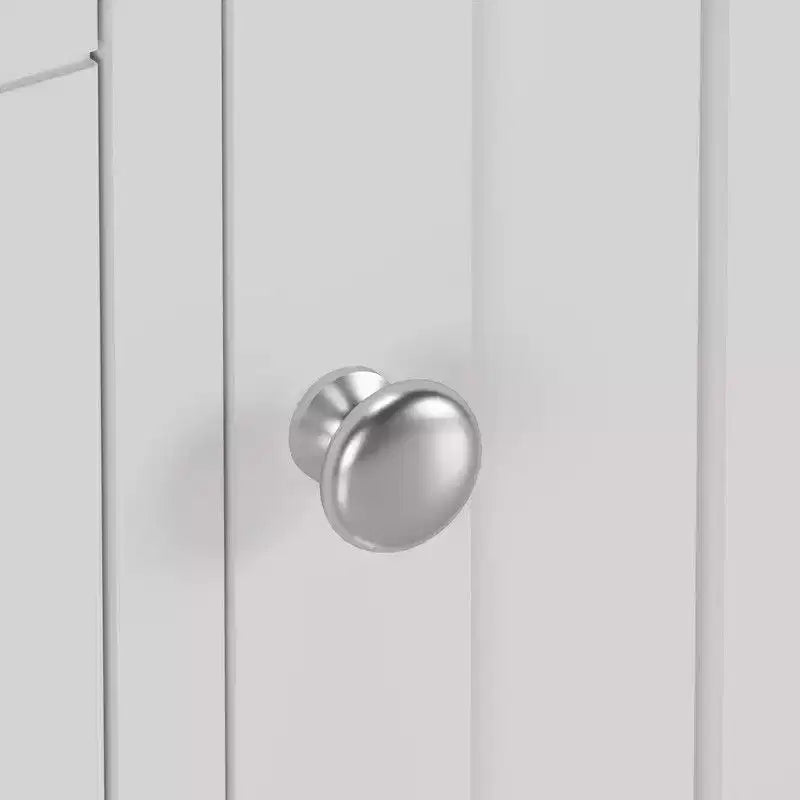 Mobile bagno Karl 147 cm H, 3 ante, 3 cassetti, 4 ripiani con verticali, stile moderno
