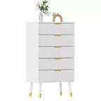 Comodino a 5 cassetti, cassettiera da armadio, armadietto organizer, organizer per vestiti, comodino piccolo