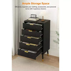 Comodino a 5 cassetti, cassettiera da armadio, armadietto organizer, organizer per vestiti, comodino piccolo