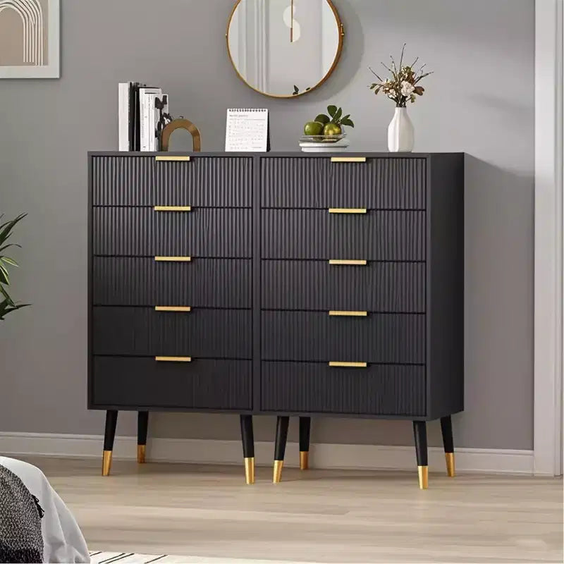 Comodino a 5 cassetti, cassettiera da armadio, armadietto organizer, organizer per vestiti, comodino piccolo