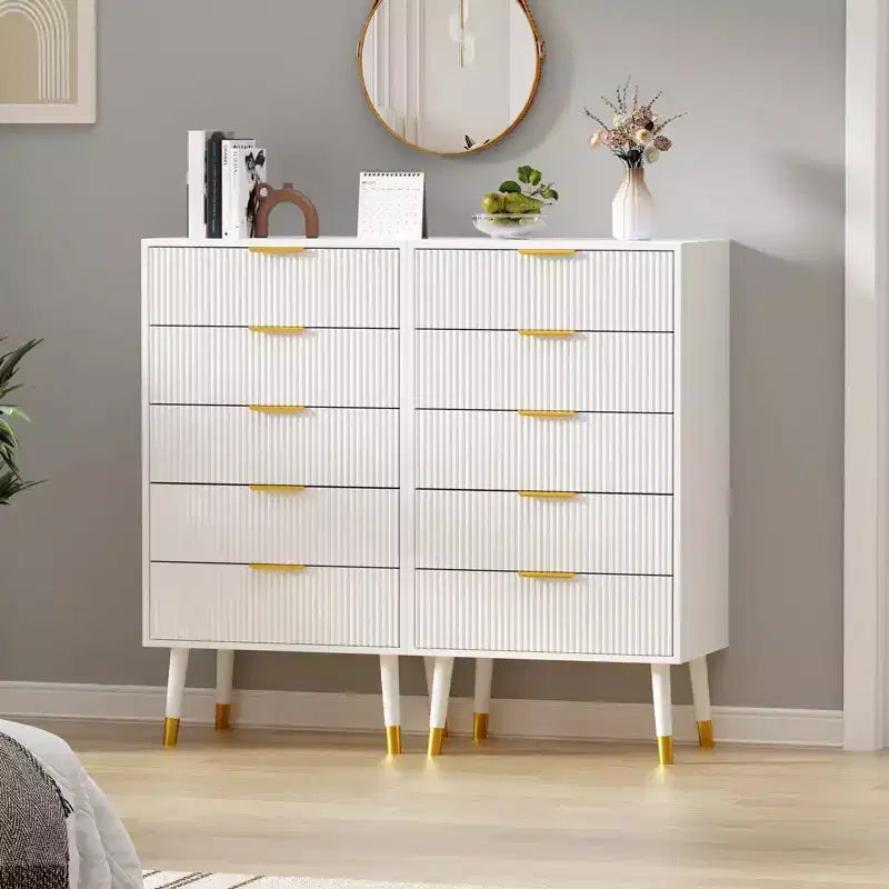 Comodino a 5 cassetti, cassettiera da armadio, armadietto organizer, organizer per vestiti, comodino piccolo