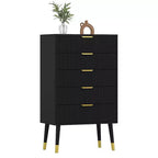 5 Drawer Dresser, Closet Dressers Chest of Drawers, Storage Chest Cabinet Organizer Unit, Clothes Storage Organizer, Small Nightstand
