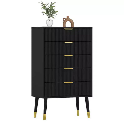 5 Drawer Dresser, Closet Dressers Chest of Drawers, Storage Chest Cabinet Organizer Unit, Clothes Storage Organizer, Small Nightstand
