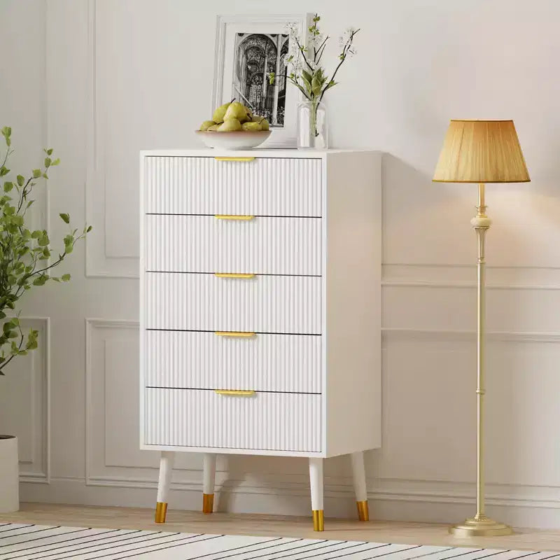 Comodino a 5 cassetti, cassettiera da armadio, armadietto organizer, organizer per vestiti, comodino piccolo