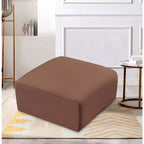 Meridian Furniture, Pouf Arc in pelle vegana