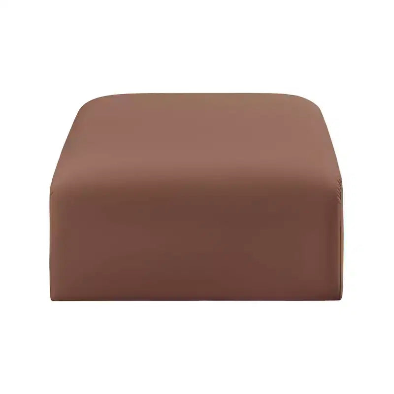 Meridian Furniture, Pouf Arc in pelle vegana
