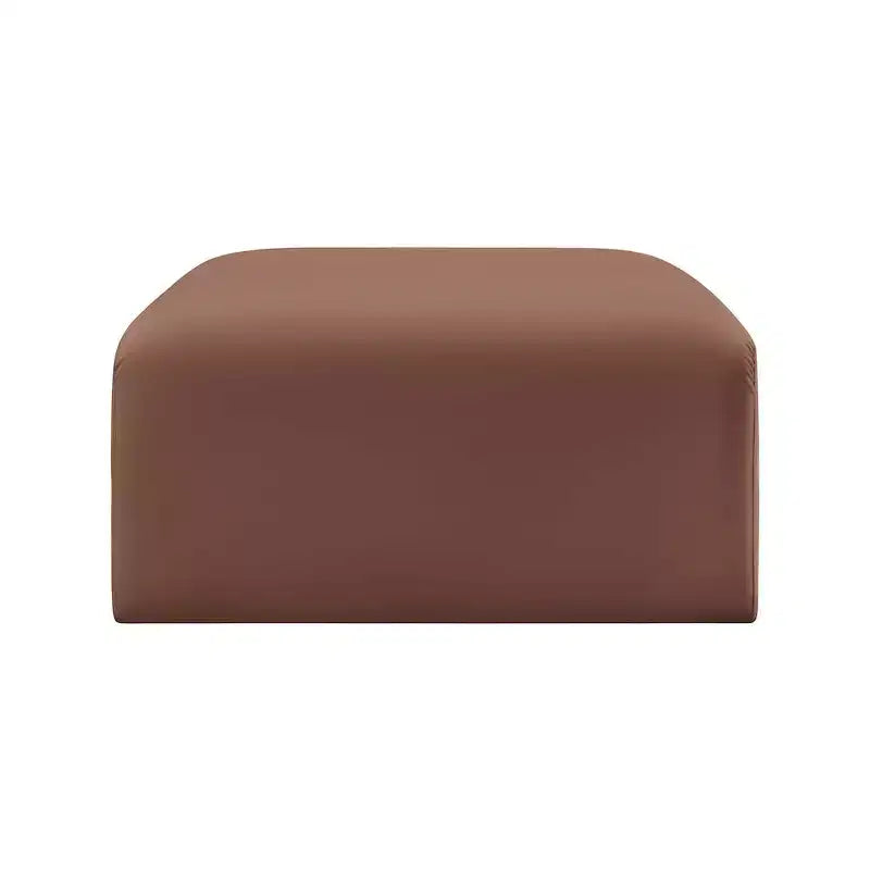 Meridian Furniture, Pouf Arc in pelle vegana