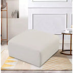 Meridian Furniture, Pouf Arc in pelle vegana
