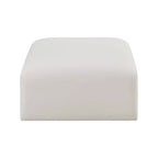 Meridian Furniture, Pouf Arc in pelle vegana