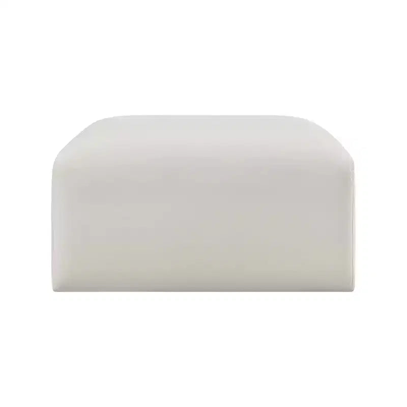 Meridian Furniture, Pouf Arc in pelle vegana