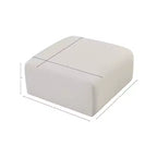 Meridian Furniture, Pouf Arc in pelle vegana