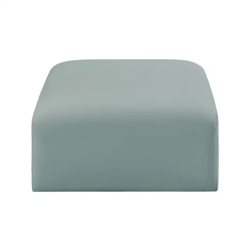 Meridian Furniture, Pouf Arc in pelle vegana