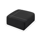 Meridian Furniture, Pouf Arc in pelle vegana